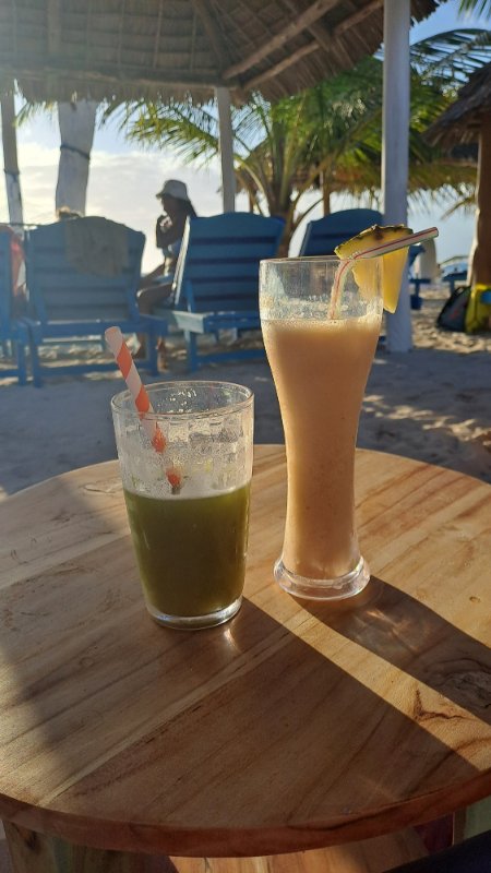 Kendwa plaža na Zanzibaru sa belim peskom, palmama i velikim krošnjama koje prave hlad
